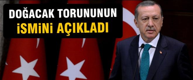 Başbakan Erdoğan doğacak torununun ismini açıkladı!