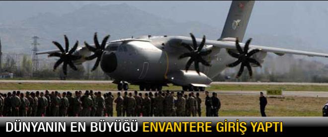 Dünyanın en büyük nakliye uçağı Türkiye'de