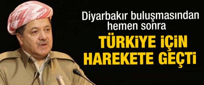 Barzani, Türkiye için harekete geçti