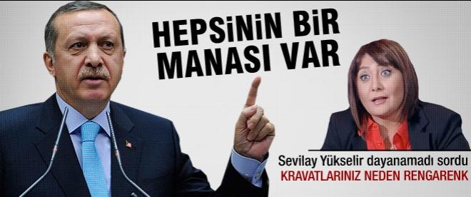 Başbakan Erdoğan'ın renkli kravatlarının sırrı