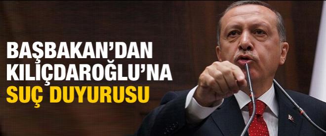 Başbakan‘dan Kılıçdaroğlu‘na suç duyurusu