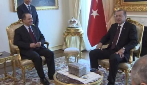 Cumhurbaşkanı Erdoğan, Barzaniyi kabul etti