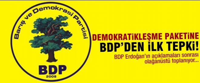 Demokratikleşme paketine BDP'den ilk tepki