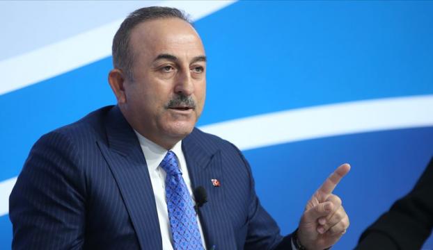 Dışişleri Bakanı Çavuşoğlundan Türk bayrağını yırtan ırkçı Yunan milletvekiline tepki:
