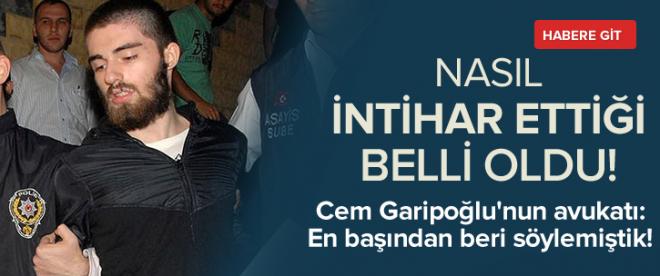 Cem Garipoğlu intihar etti