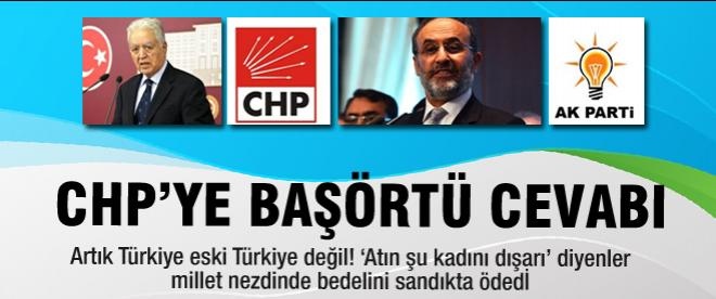 AK Parti'den CHP'ye başörtü cevabı