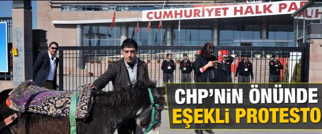 CHP önünde aday protestosu