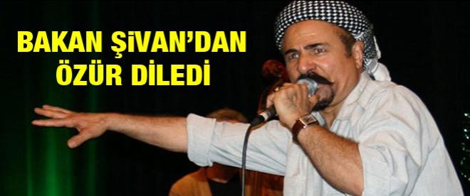 Davutoğlu, Şivan Perwer'den özür diledi