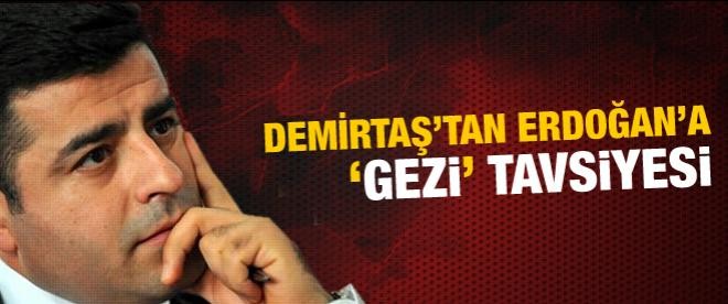 Demirtaş'tan Erdoğan'a Gezi tavsiyesi