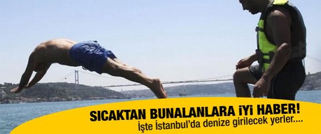İstanbul'da denize girilecek yerler açıklandı