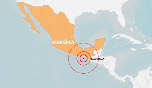 Meksikada 8,1 büyüklüğünde deprem