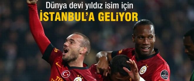Sneijder'i izlemek için İstanbul'a geliyor