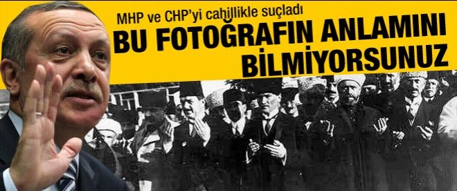 Erdoğan: Ulus'taki fotoğraf Cumhuriyet'i temsil eder
