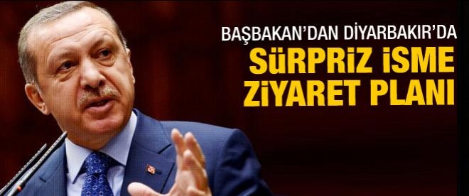 Başbakan Diyarbakır'da sürpriz ismi ziyaret edecek