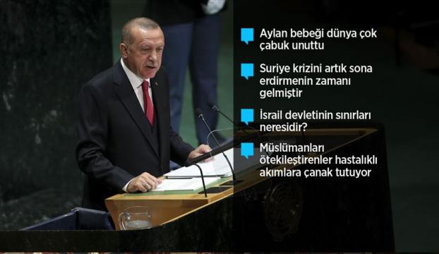 Cumhurbaşkanı Erdoğan BMde konuştu: Dünya 5ten büyüktür