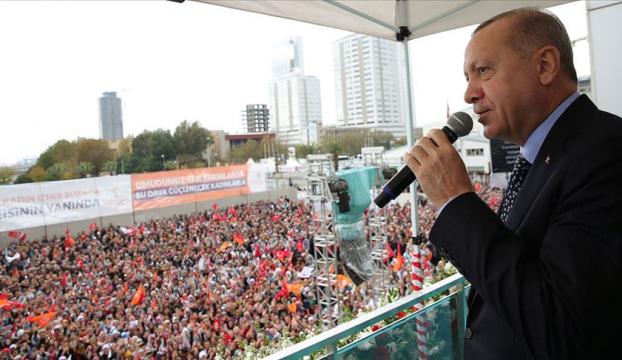 Cumhurbaşkanı Erdoğan İzmirde