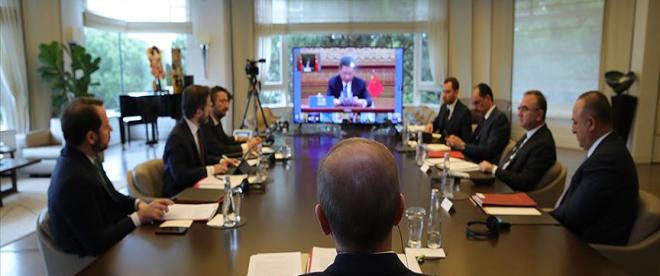 Cumhurbaşkanı Erdoğan, video konferansla G20 Liderler Olağanüstü Zirvesine katıldı