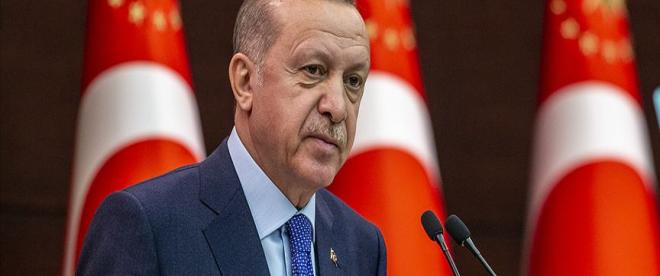 Cumhurbaşkanı Erdoğanndan şehit ailesine taziye mesajı