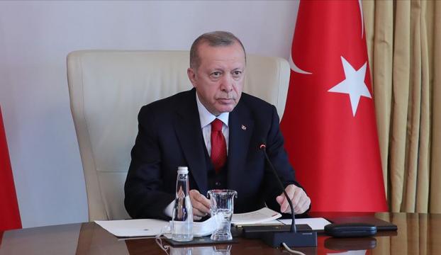 Cumhurbaşkanı Erdoğan: Kovid-19 salgını son bir asrın en büyük sağlık krizlerinden biri