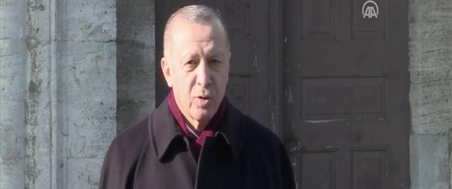 Cumhurbaşkanı Erdoğan cuma namazını Ayasofya-i Kebir Camiinde kıldı