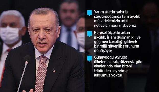 Cumhurbaşkanı Erdoğan: Türkiyenin tam üye olarak yer almadığı bir ABnin çekim ve güç merkezi olması mümkün değildir