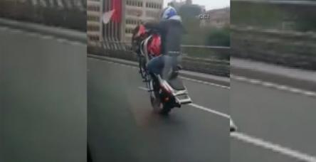 testO motosikletli yakalandı
