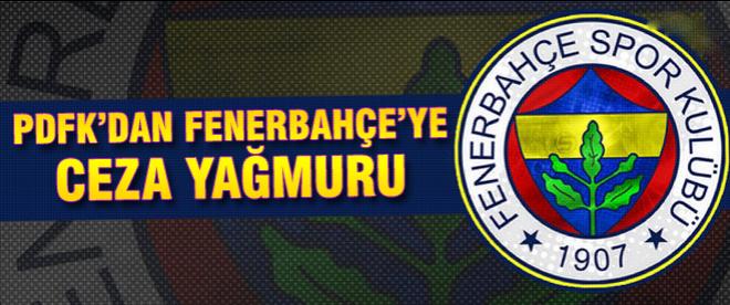 PFDK Fenerbahçe'ye ceza yağdırdı