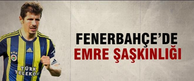 Fenerbahçe'de Emre şaşkınlığı