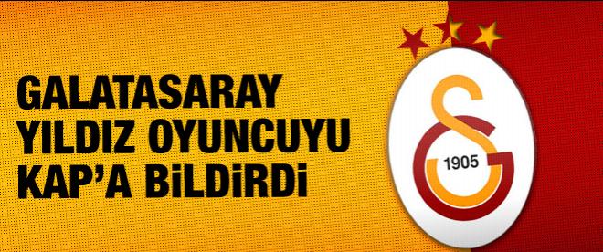 Galatasaray yıldız futbolcuyu KAP'tı