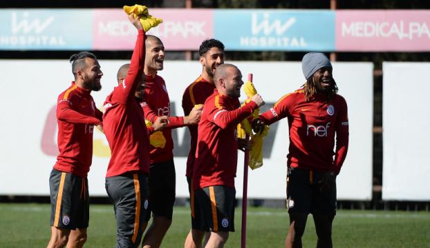 Galatasaray, derbi maçın hazırlıklarını sürdürdü