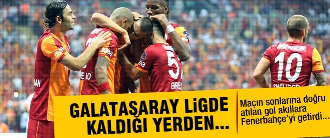 Galatasaray sezona 3 puanla başladı