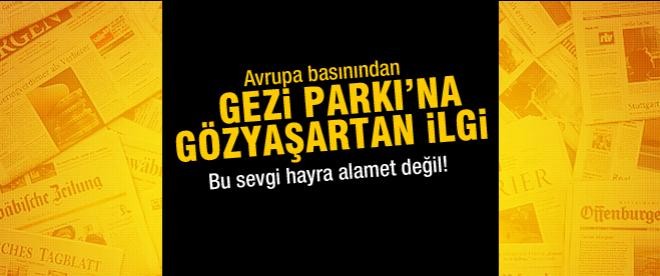 Gezi Parkı'na Avrupa'nın göz yaşartan ilgisi
