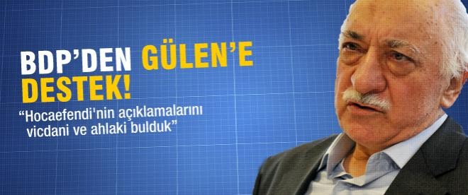 BDP'den Fethullah Gülen'e destek