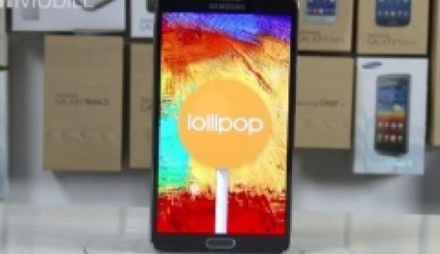 İşte Android 5.0 Lollipop yüklü Galaxy Note 3