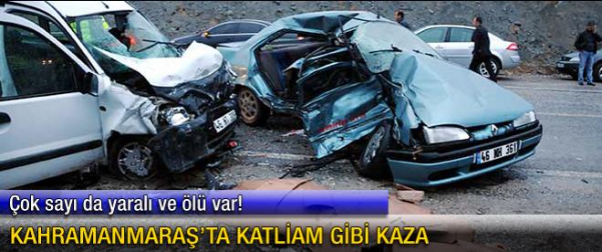 Kahramanmaraş'ta trafik kazası: 4 ölü