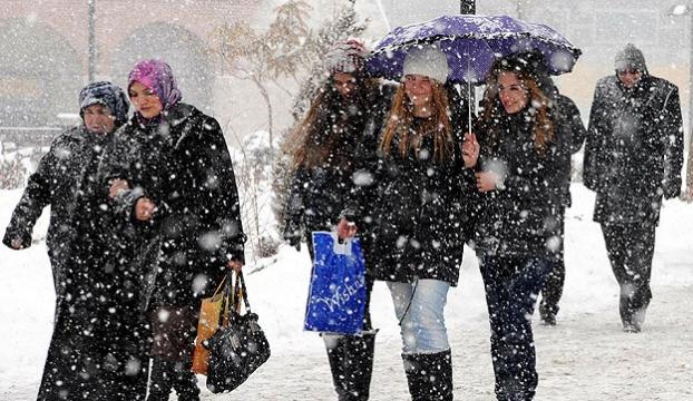 İstanbula ve 10 ile kar yağışı uyarısı