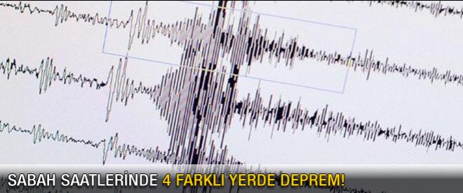 Karadeniz, Mersin ve Adana'da deprem