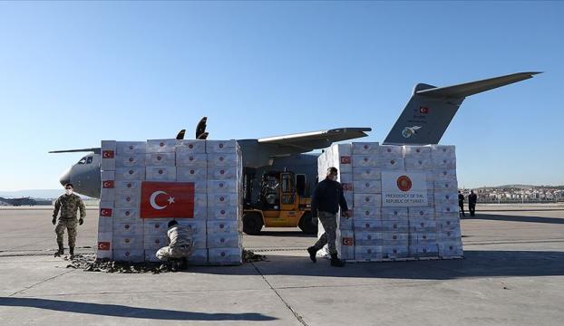 Türkiyeden ABDye tıbbi malzeme yardımı