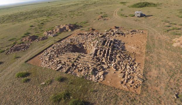 Kazakistanda bulunan piramit restore edildi
