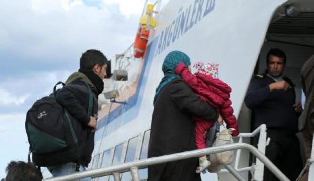 Mülteciler Türkiyeye gönderildi