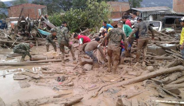 Kolombiyadaki sel felaketi : 154 ölü!