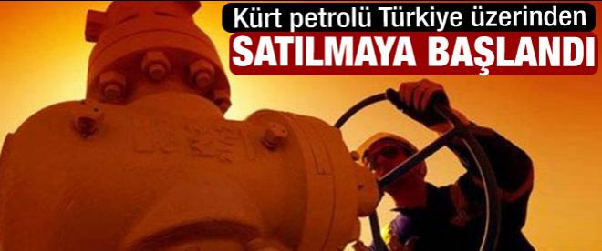 Kürt petrolü Türkiye'ye akmaya başladı