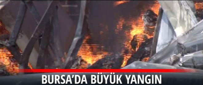 Bursa'da büyük yangın