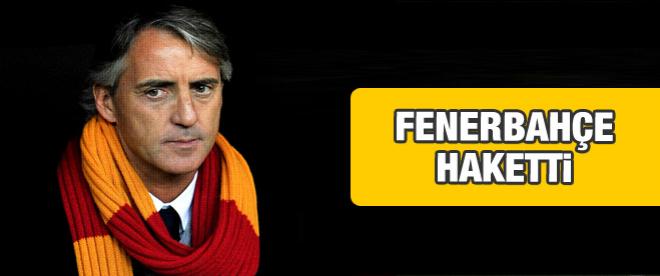 Mancini: Fenerbahçe haketti