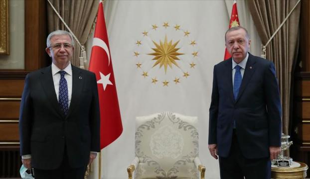 Cumhurbaşkanı Erdoğan, Ankara Büyükşehir Belediye Başkanı Yavaşı kabul etti