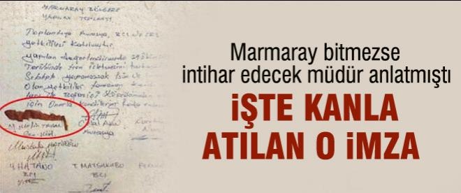 Marmaray sürecinde kanla imzalanan o belge