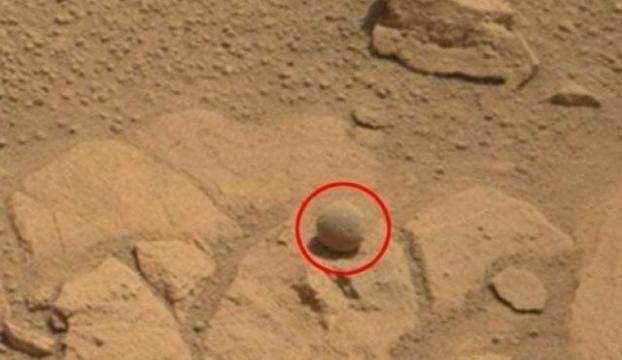 Marsta gizemli bir küre görüldü!