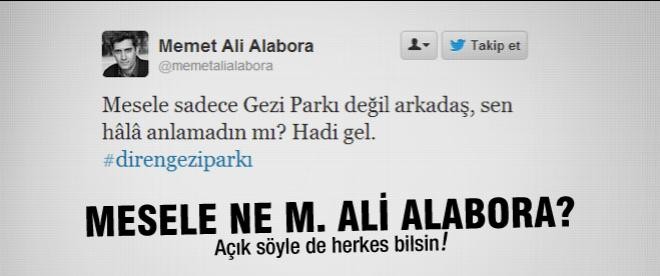 Mesele ne Mehmet Ali Alabora?