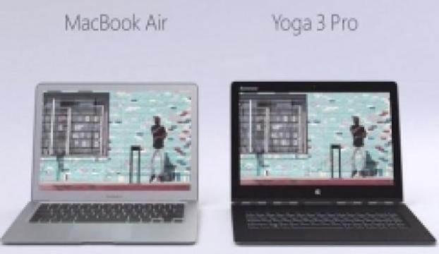 MacBook Aire karşı Yoga 3 Proyu öneriyor