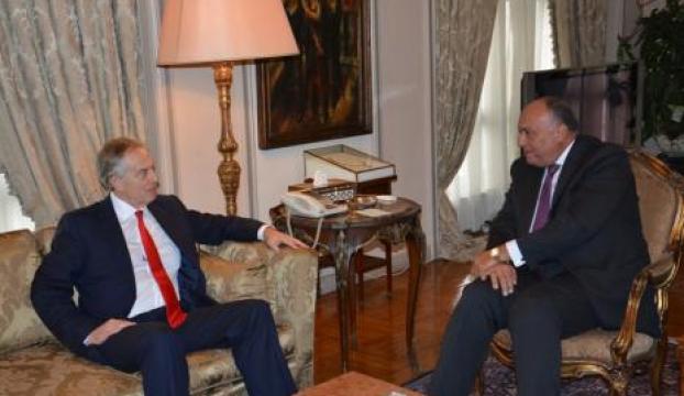 Mısır Dışişleri Bakanı ile Tony Blair, Filistin-İsrail konusunda görüştü